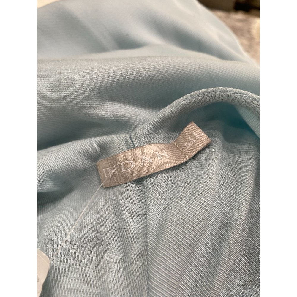 Indah Rain Simple Spaghetti Strap Maxi Dress in Ice Size M/L - Picture 9 of 10